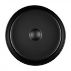 Oltens Lagde umywalka 35,5 cm nablatowa okrągła czarny mat 40304300