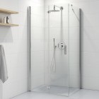 Oltens Trana kabina prysznicowa 100x80 cm prostokątna drzwi ze ścianką 20200100