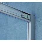 Oltens Fulla kabina prysznicowa 100x80 cm prostokątna drzwi ze ścianką 20202100