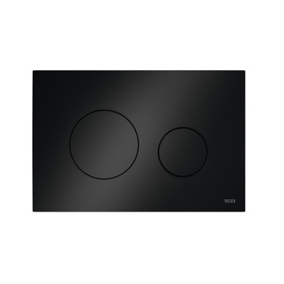 Tece Loop przycisk spłukujący do WC czarny połysk 9240924