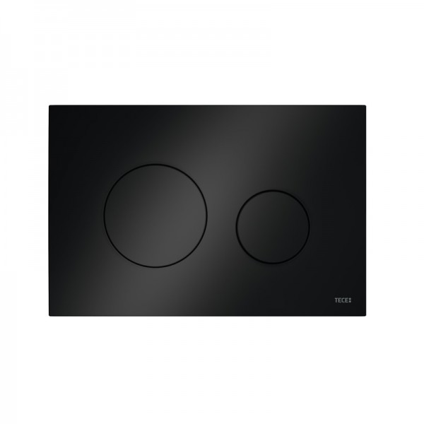 Tece Loop przycisk spłukujący do WC czarny połysk 9240924