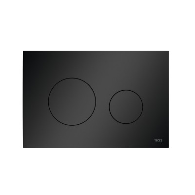 Tece Loop przycisk spłukujący do WC czarny mat 9240925