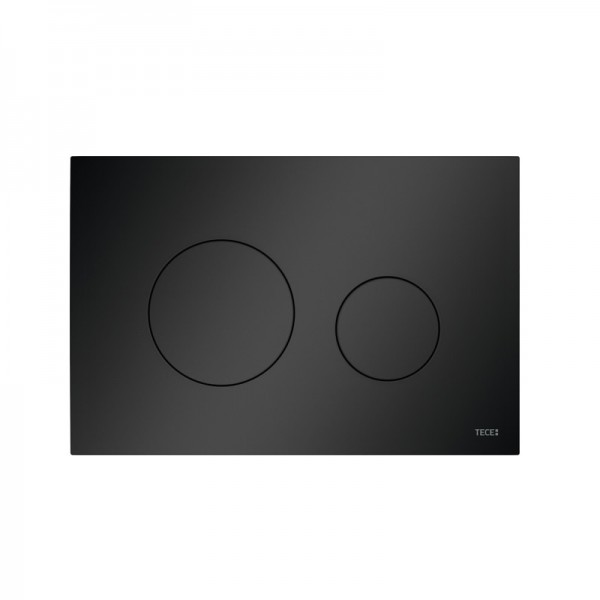 Tece Loop przycisk spłukujący do WC czarny mat 9240925