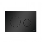 Tece Loop przycisk spłukujący do WC czarny mat 9240925