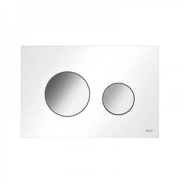Tece Loop przycisk spłukujący do WC biały/chrom połysk 9240927