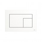 Tece Velvet przycisk spłukujący do WC biały 9240735