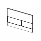 Tece Square przycisk spłukujący do WC szkło białe/biel 9240800