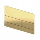 Tece Square II przycisk spłukujący do WC złoty optyczny połysk 9240839