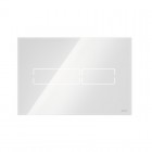 Tece Lux Mini przycisk spłukujący szkło białe 9240960