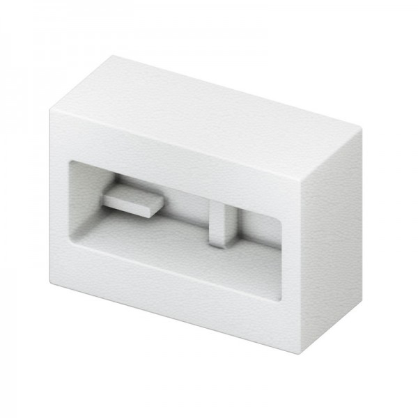 Tece Box szablon styropianowy do przycisku WC 9030029