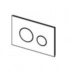 Tece Loop przycisk spłukujący do WC szkło białe/biały 9240650