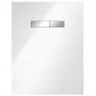 Tece Lux górna obudowa WC szkło białe/chrom połysk 9650001