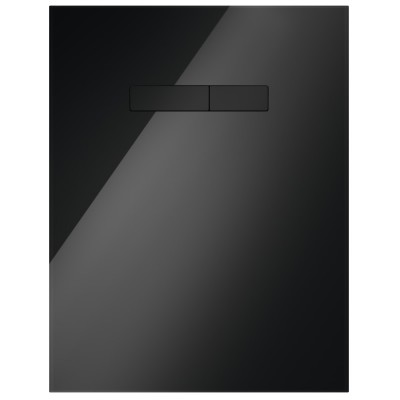 Tece Lux obudowa WC górna z przyciskiem uruchamiającym szkło czarne 9650005