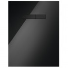 Tece Lux obudowa WC górna z przyciskiem uruchamiającym szkło czarne 9650005