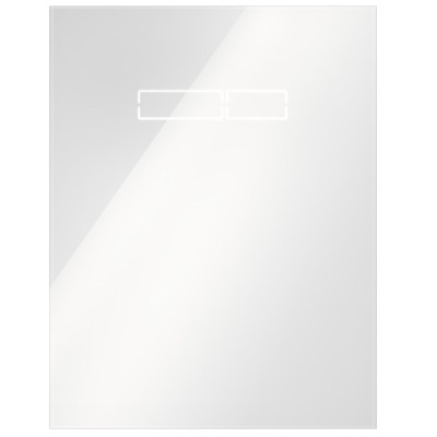Tece Lux górna obudowa WC szkło białe 9650002