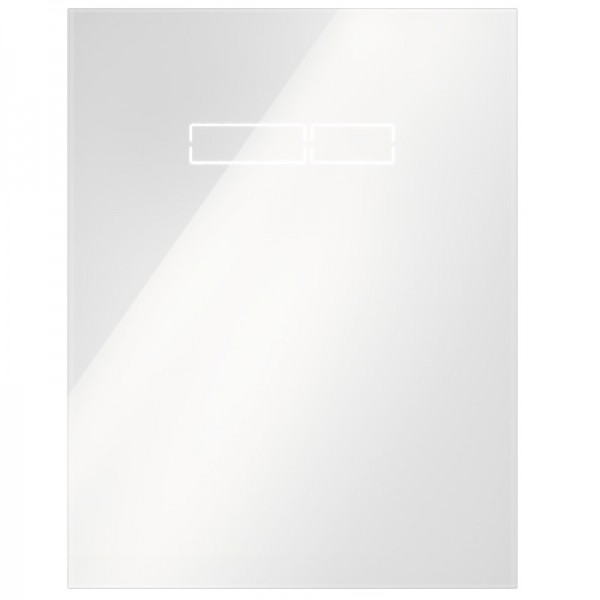 Tece Lux górna obudowa WC szkło białe 9650002