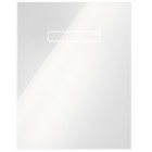 Tece Lux górna obudowa WC szkło białe 9650002