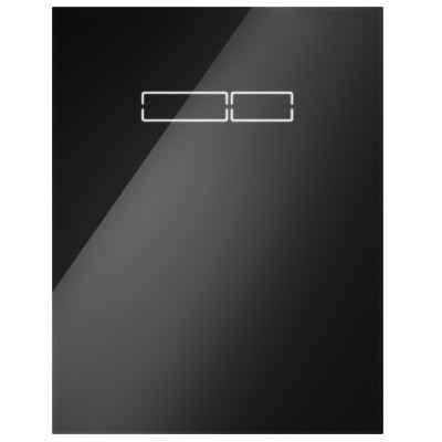 Tece Lux górna obudowa WC szkło czarne 9650003