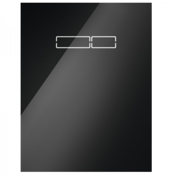 Tece Lux górna obudowa WC szkło czarne 9650003