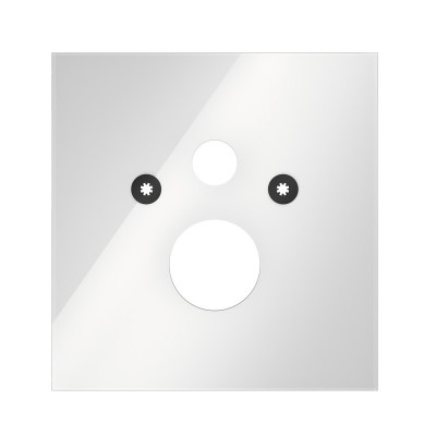 Tece Lux dolna obudowa WC szkło białe 9650100