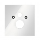 Tece Lux dolna obudowa WC szkło białe 9650100