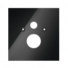 Tece Lux dolna obudowa WC szkło czarne 9650105