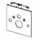 Tece Lux dolna obudowa WC szkło białe 9650101