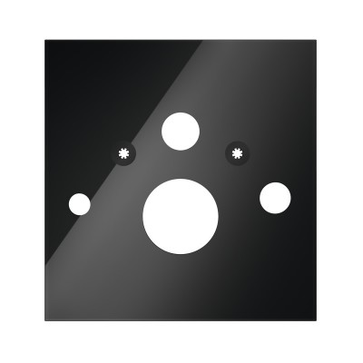 Tece Lux dolna obudowa WC szkło czarne 9650106