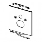 Tece Lux dolna obudowa do toalet myjących Duravit szkło białe 9650103