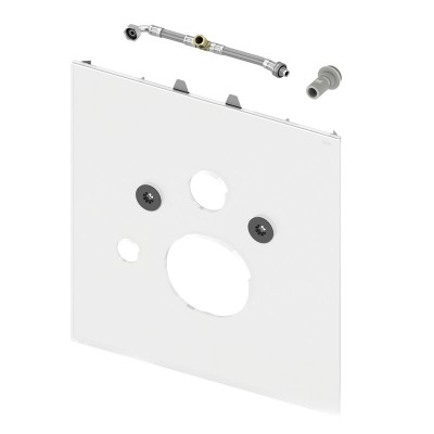 Tece Lux dolna obudowa do toalet myjących Aquaclean Sela itd. szkło białe 9650104