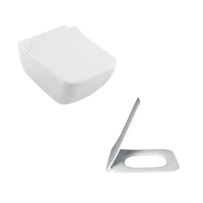 Villeroy&Boch Venticello miska wisząca bezrantowa z deską 4611RL01