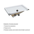 Schedpol Sharper brodzik kwadratowy 75x75 cm 3S.S1K-7575