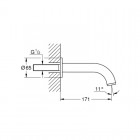 Grohe Atrio wylewka wannowa 17,1 cm chrom 13139003