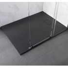 Besco Vexo brodzik prostokątny 100x80 czarny BVB-100-80-P