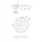 Oltens Sog Alling 60 zestaw prysznicowy z mydelniczką chrom 36007100