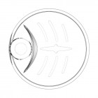 Oltens Ume Alling 60 zestaw prysznicowy z mydelniczką chrom 36006100