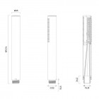 Oltens Ume Alling 60 zestaw prysznicowy chrom 36002100