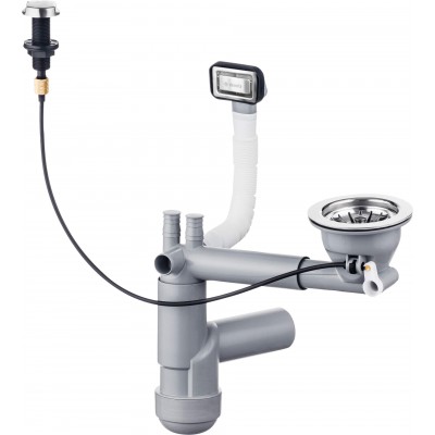 Space-Saver Lux Syfon do zlewozmywaka granitowego 1-komorowego - Space-Saver