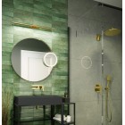 Round Lusterko kosmetyczne magnetyczne - podświetlenie LED