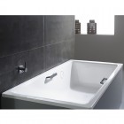 Kaldewei Puro wanna prostokątna 170x80 cm stalowa biały błyszczący odpływ z boku