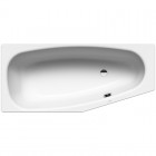 Kaldewei Mini wanna asymetryczna 157x75 cm stalowa prawa biały błyszczący