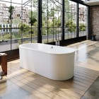 Kaldewei Classic Duo Oval wanna wolnostojąca 180x80 cm stalowa biały błyszczący