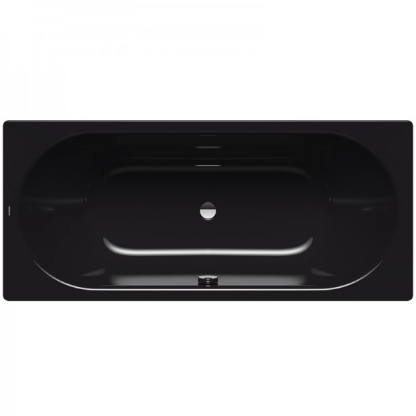 Kaldewei Classic Duo wanna prostokątna 190x90 cm stalowa czarny błyszczący