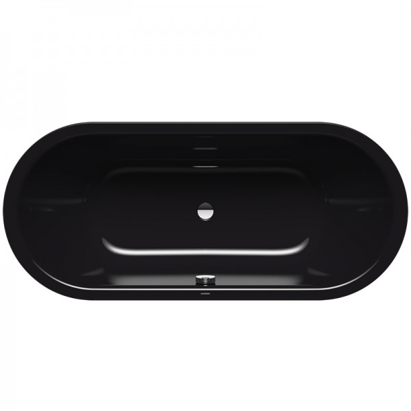 Kaldewei Classic Duo Oval wanna owalna 180x80 cm stalowa czarny błyszczący