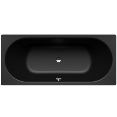 Kaldewei Classic Duo wanna prostokątna 160x70 cm stalowa czarny matowy