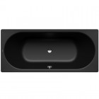 Kaldewei Classic Duo wanna prostokątna 190x90 cm stalowa czarny matowy