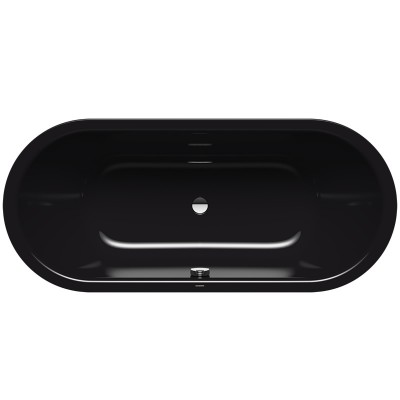 Kaldewei Classic Duo Oval wanna owalna 160x70 cm stalowa czarny błyszczący