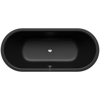 Kaldewei Classic Duo Oval wanna owalna 170x70 cm stalowa czarny matowy