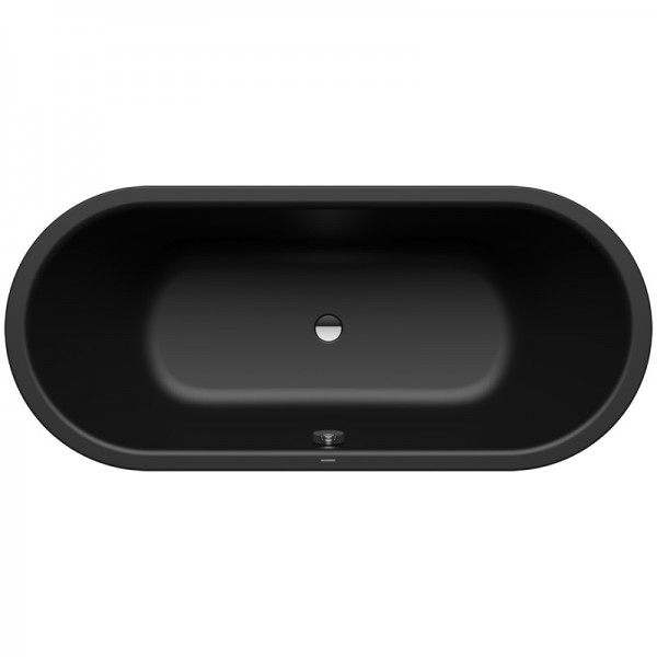 Kaldewei Classic Duo Oval wanna owalna 170x70 cm stalowa czarny matowy