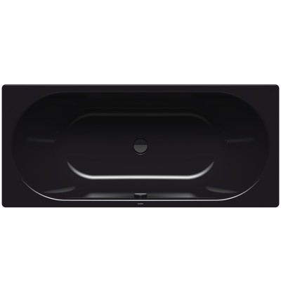 Kaldewei Centro Duo wanna prostokątna 170x75 cm stalowa czarny błyszczący